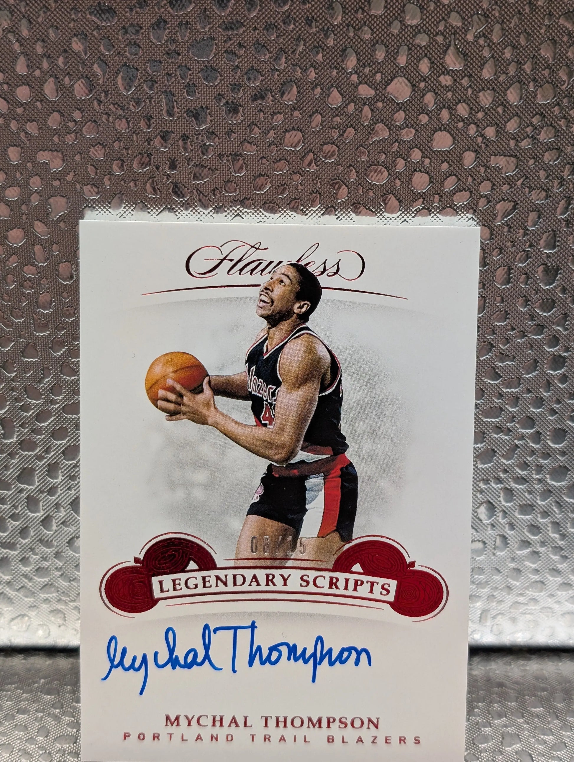2018-19 Panini Flawless Mychal Thompson Auto /15 Legendary Scripts FRENLY BRICKS - Open 7 Days
