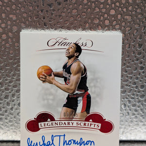 2018-19 Panini Flawless Mychal Thompson Auto /15 Legendary Scripts FRENLY BRICKS - Open 7 Days