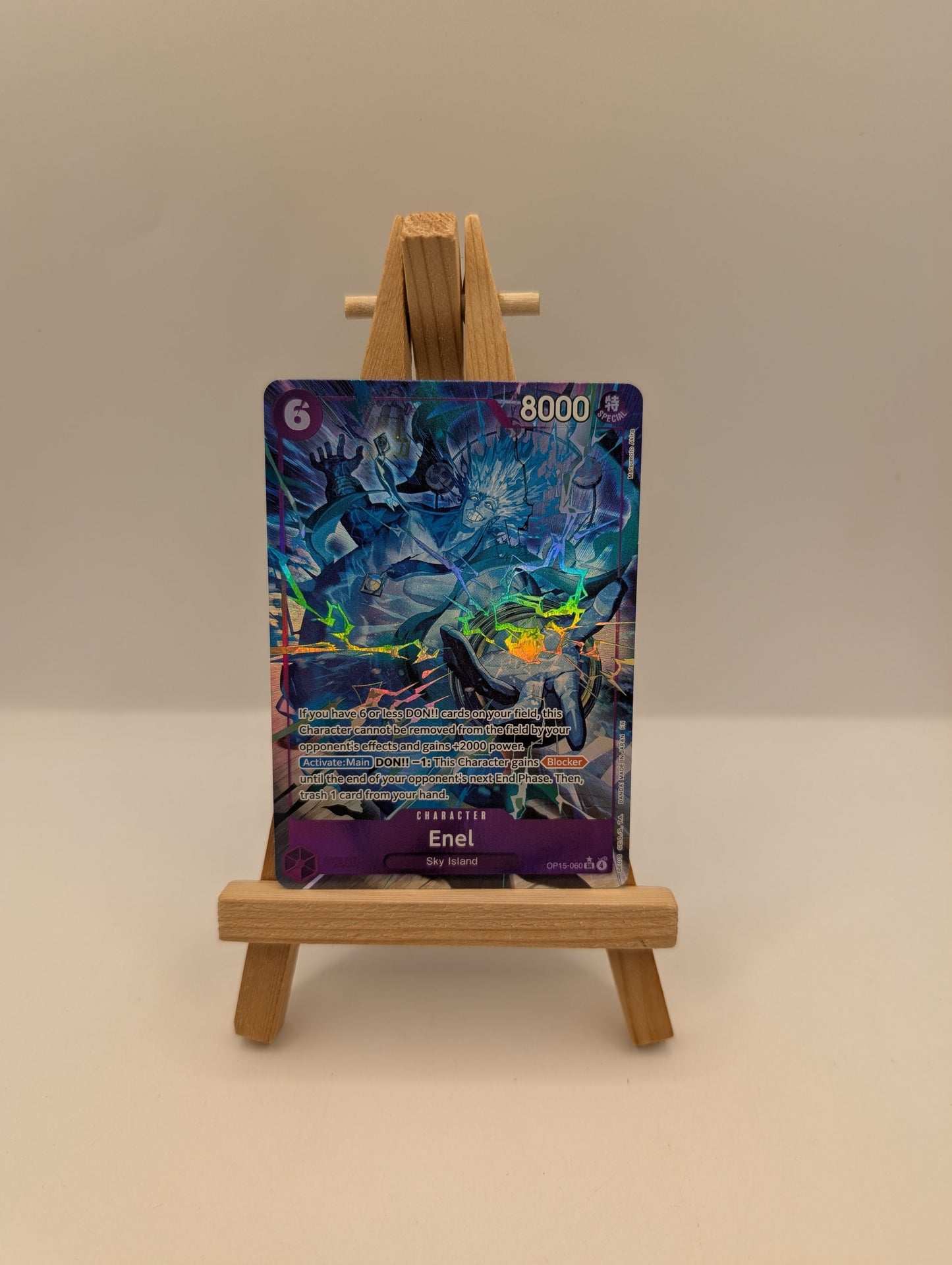 Enel OP15-060 SR AA Parallel Alt Art -  ONE PIECE CARD GAME FRENLY BRICKS - Open 7 Days