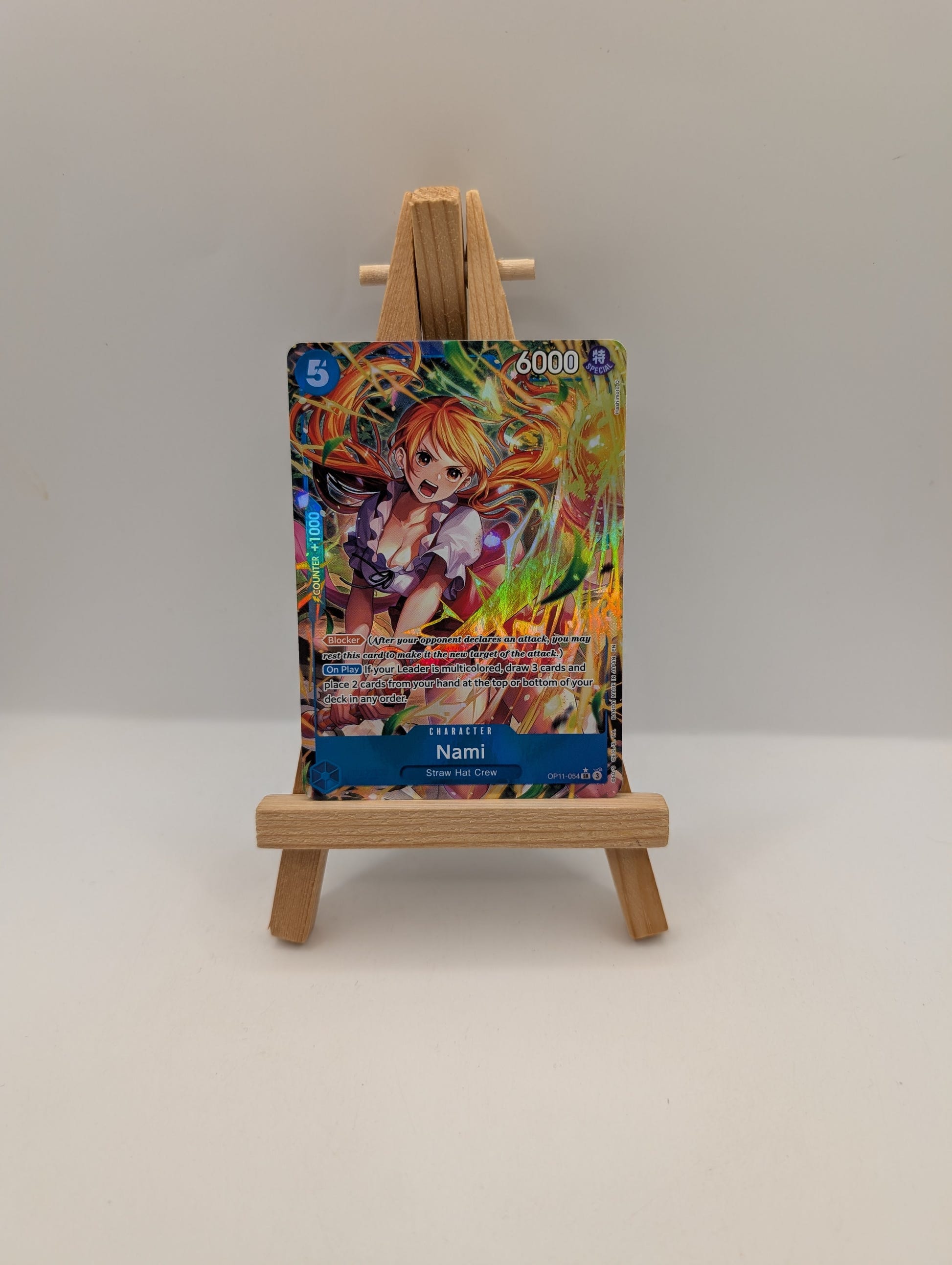 Nami OP11-054 (Alt Art) A Fist of Divine Speed One Piece Card Game English NM/m (1) FRENLY BRICKS - Open 7 Days image 2