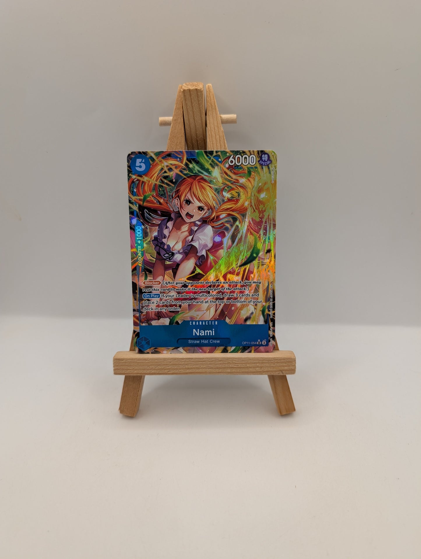 Nami OP11-054 (Alt Art) A Fist of Divine Speed One Piece Card Game English NM/m (1) FRENLY BRICKS - Open 7 Days