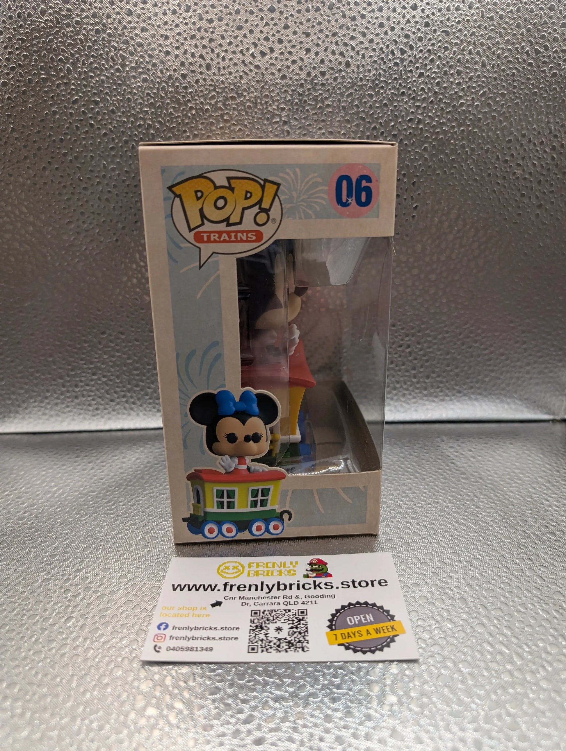 Disneyland 65th Anniversary - Minnie Train Carriage US Exclusive Pop! Vinyl 06 FRENLY BRICKS - Open 7 Days