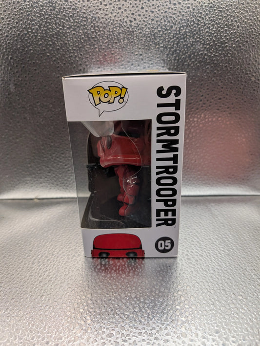 FUNKO Pop Vinyl Stormtrooper Red #05 FRENLY BRICKS - Open 7 Days
