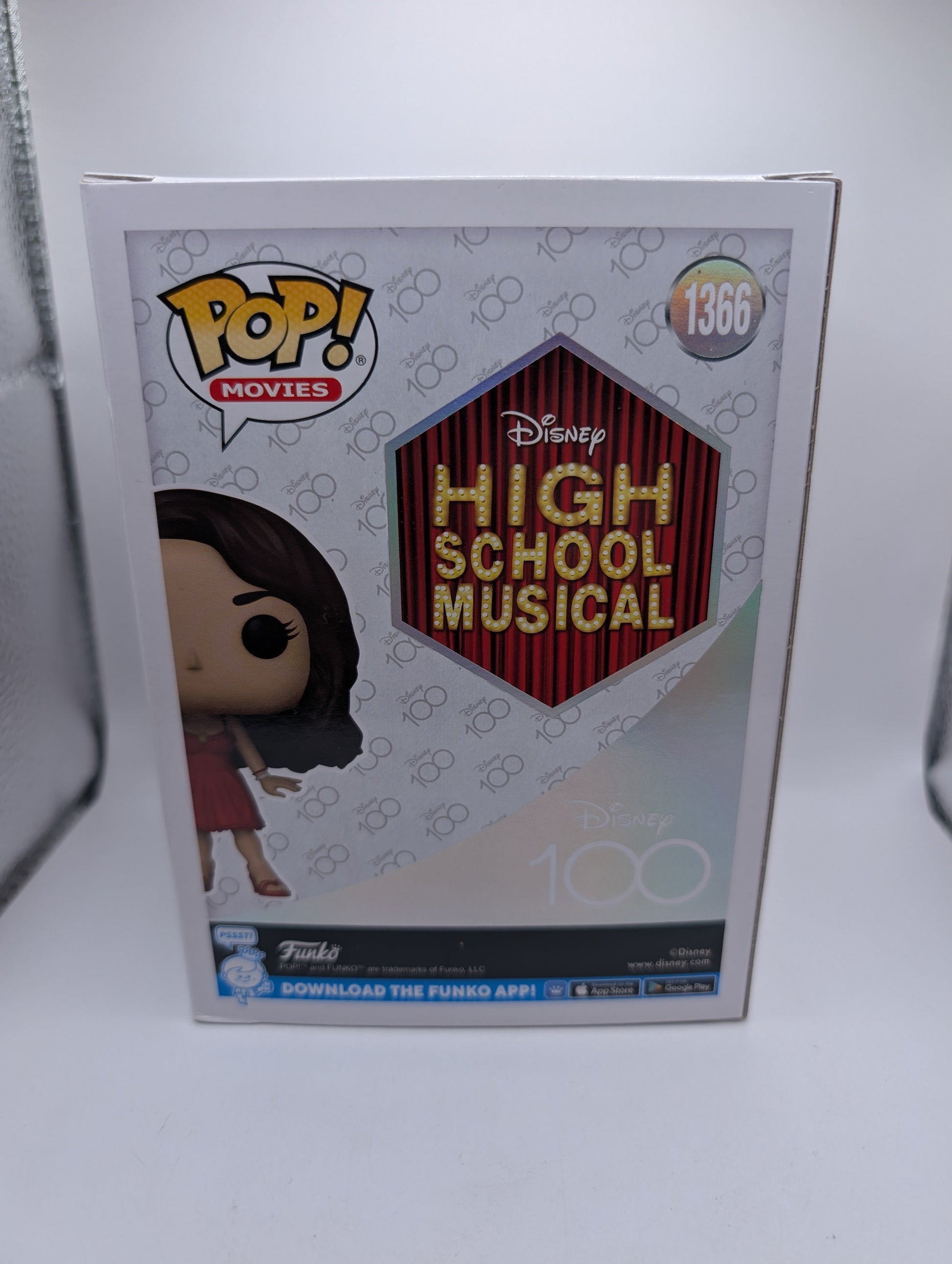 Funko Pop Vinyl 1366 Gabriella High School Musical Disney 100 Movies FRENLY BRICKS - Open 7 Days
