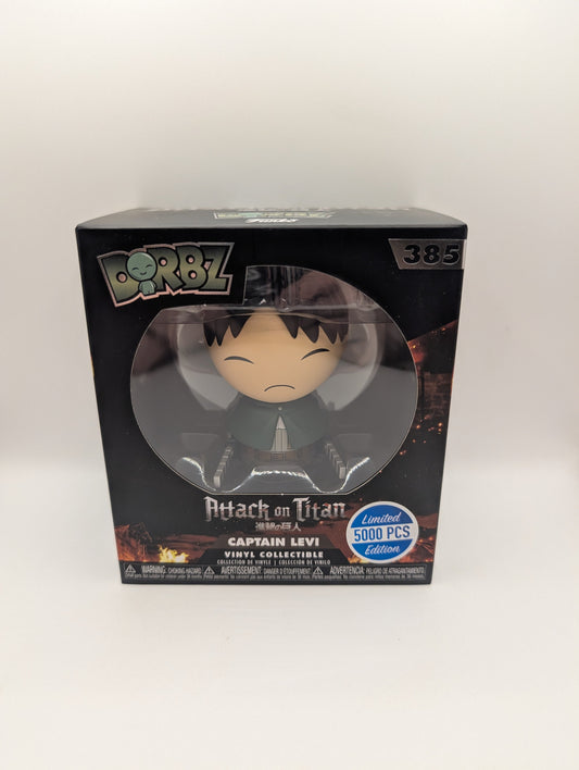 Funko Dorbz: Attack on Titan - Captain Levi #385 LE 5000 Pcs Vinyl Figure 2018 FRENLY BRICKS - Open 7 Days