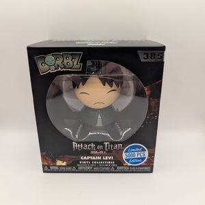 Funko Dorbz: Attack on Titan - Captain Levi #385 LE 5000 Pcs Vinyl Figure 2018 FRENLY BRICKS - Open 7 Days