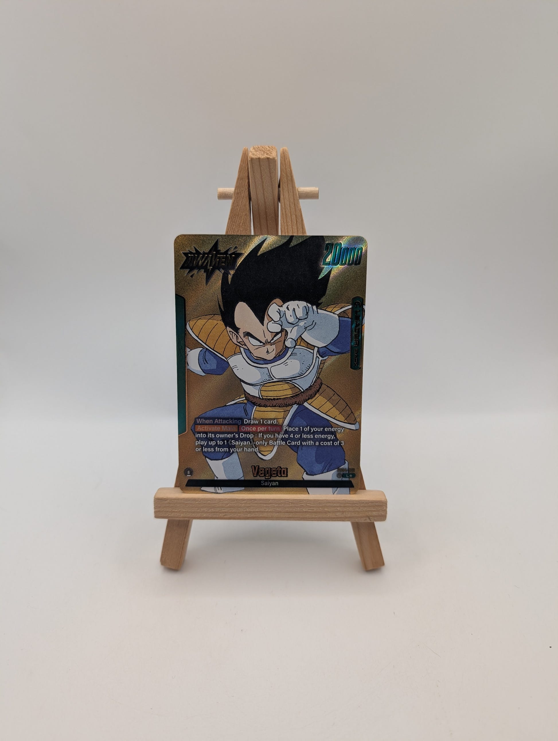 Vegeta FB04-051 GOLD Alt Art Manga Booster Leader SB01 Dragon Ball Fusion World FRENLY BRICKS - Open 7 Days image 1