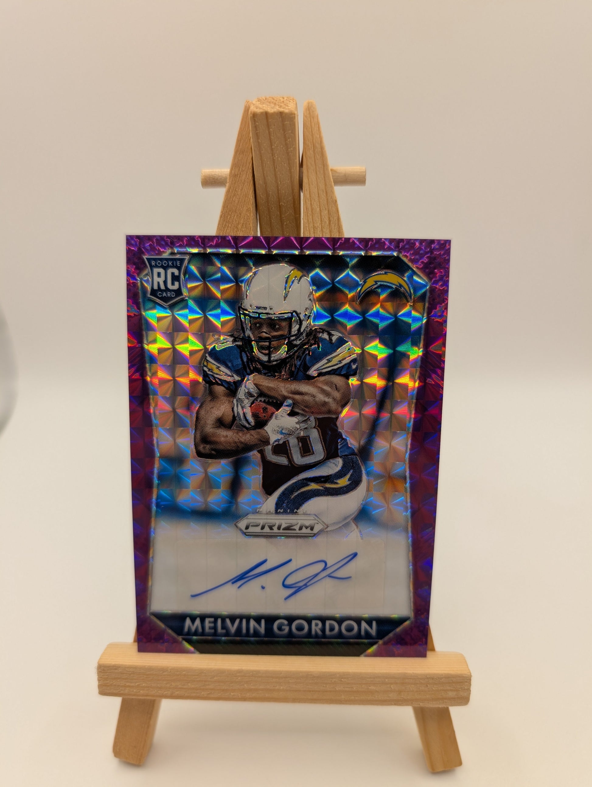 2015 Prizm Melvin Gordon Rookie RC Rookie Auto #RS-MG Chargers /50 FRENLY BRICKS - Open 7 Days