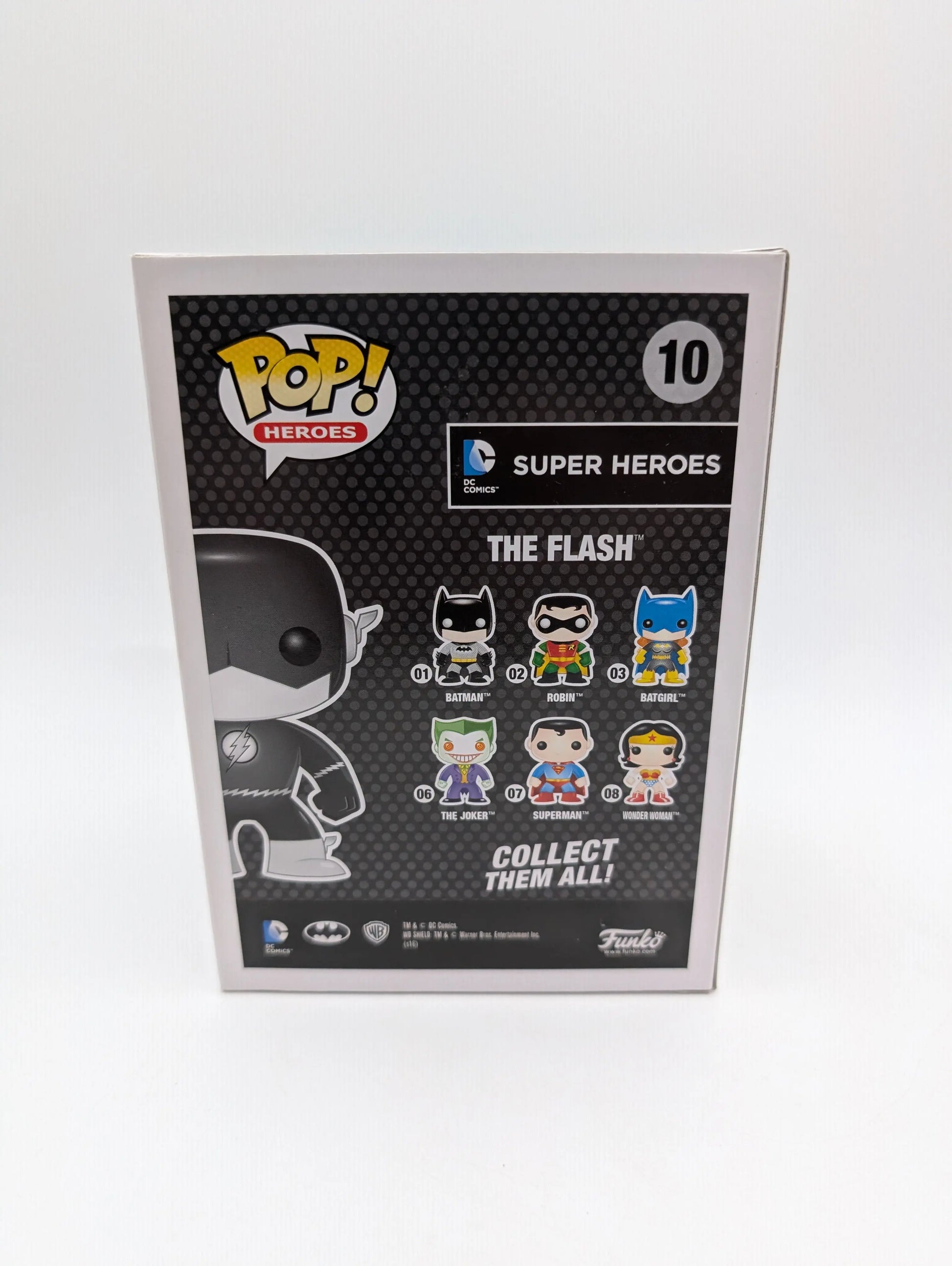 Dc Super Heroes The Flash Black & White Version #10 Funko Pop! FRENLY BRICKS - Open 7 Days