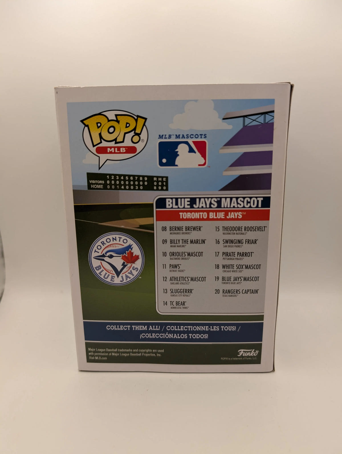 FUNKO POP! #19 MLB Baseball Toronto BLUE JAYS Mascot “ACE” Vinyl Figure Canada, photo 3 image 3