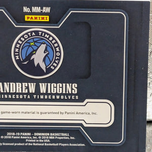2018-19 Panini Dominion ANDREW WIGGINS Minnesota Timberwolves Patch /10 FRENLY BRICKS - Open 7 Days