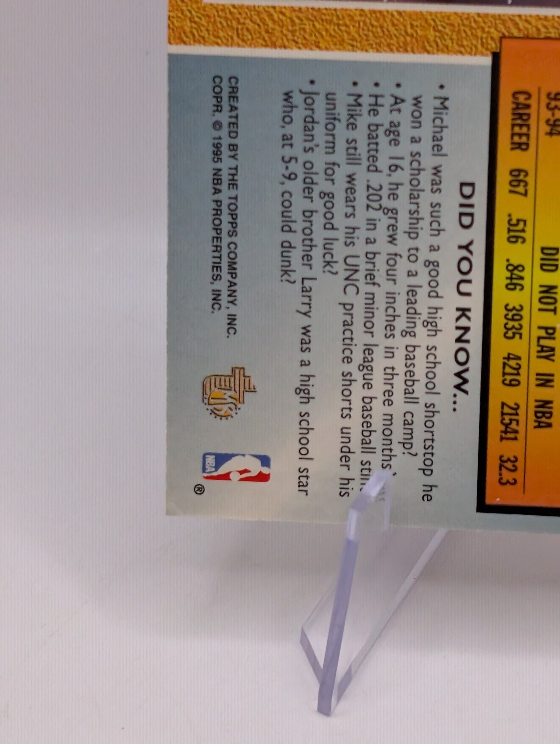 1994-95 Topps Embossed - Michael Jordan #121 Golden Idol FRENLY BRICKS - Open 7 Days