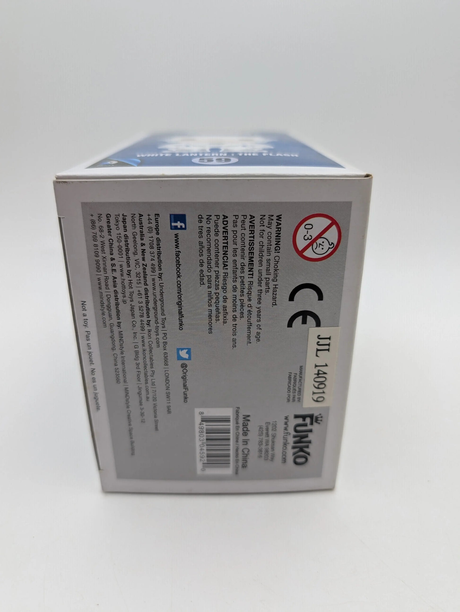 Funko Pop Vinyl! DC Super Heroes White Lantern Flash (#59) FRENLY BRICKS - Open 7 Days