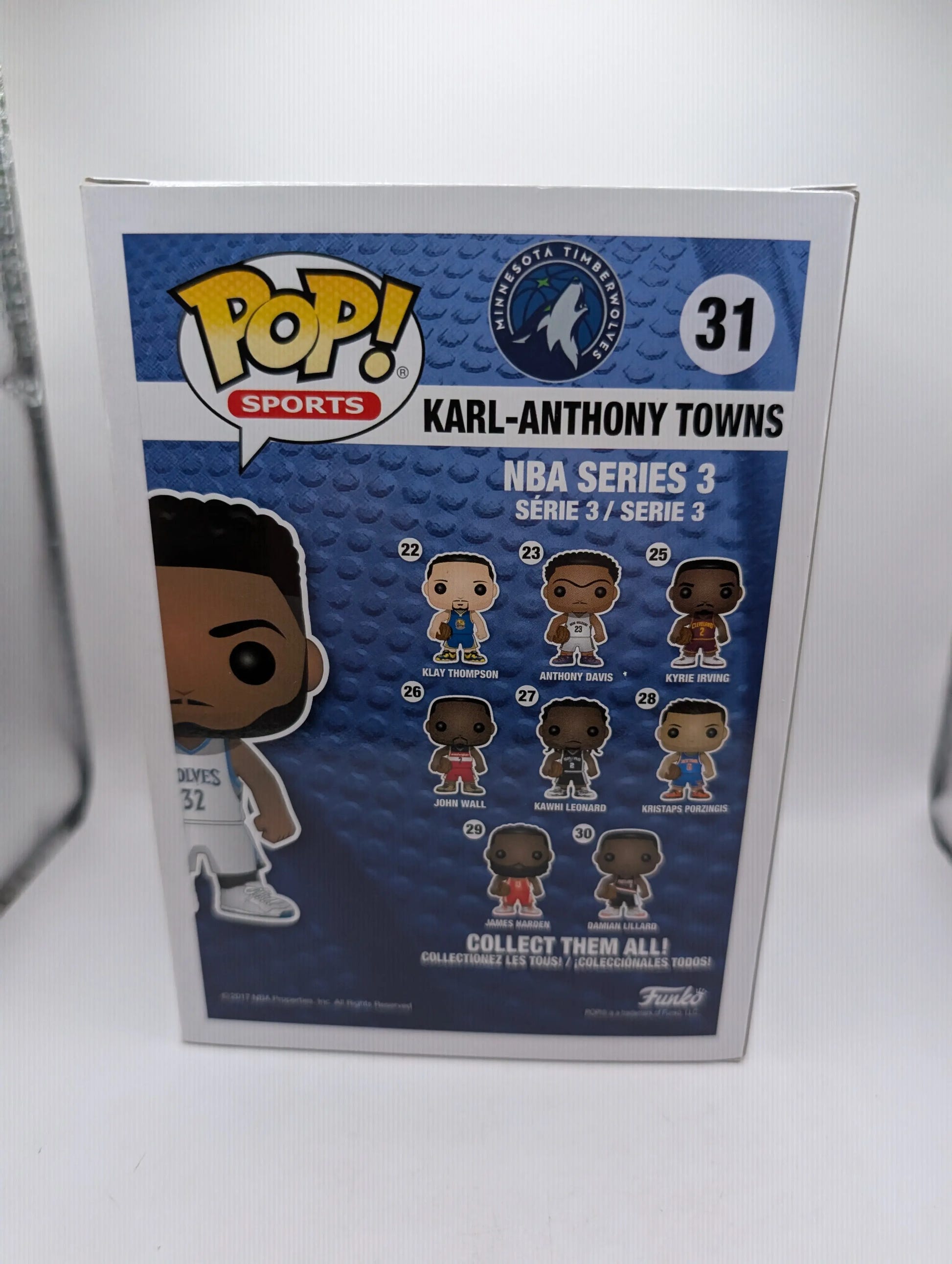 Funko POP! Karl-Anthony Towns #31 Minnesota Timberwolves Basketball, photo 3 image 3