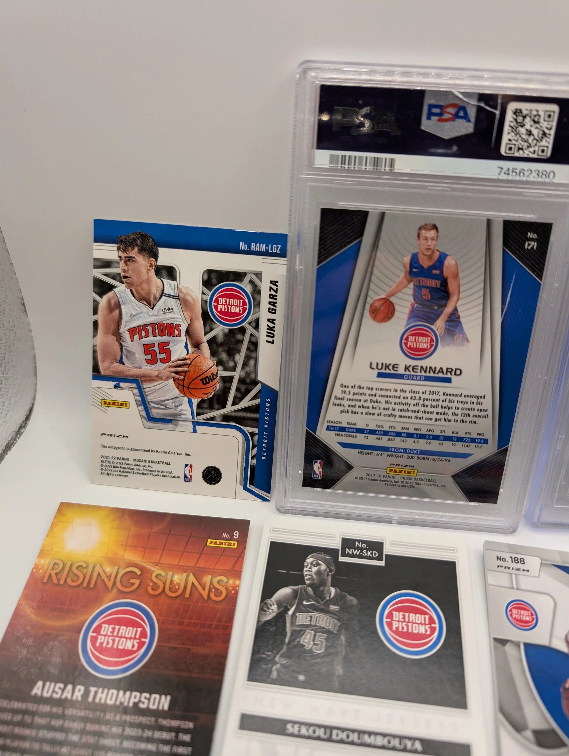 Detroit Pistons NBA Basketball Card Lot, Rookies, Patch, Auto, Cade Cunningham FRENLY BRICKS - Open 7 Days