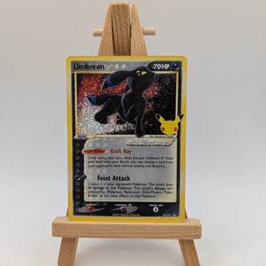Pokemon TCG Umbreon Star 17/17 Celebrations: Classic Collection Holo FRENLY BRICKS - Open 7 Days