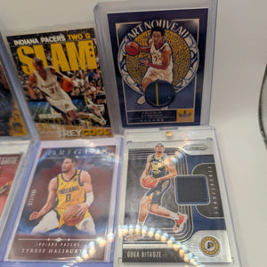 Indiana Pacers NBA Basketball Card Lot, Rookies, Patch, Auto, Tyrese Haliburton FRENLY BRICKS - Open 7 Days