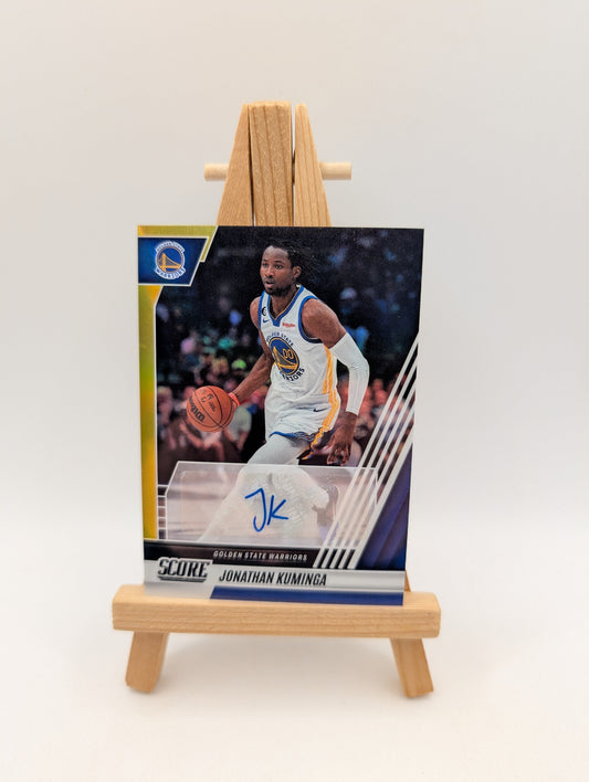 2022-23 Panini Chronicles Score NBA No. SPS-JKM Jonathan Kuminga Auto /10 Gold FRENLY BRICKS - Open 7 Days