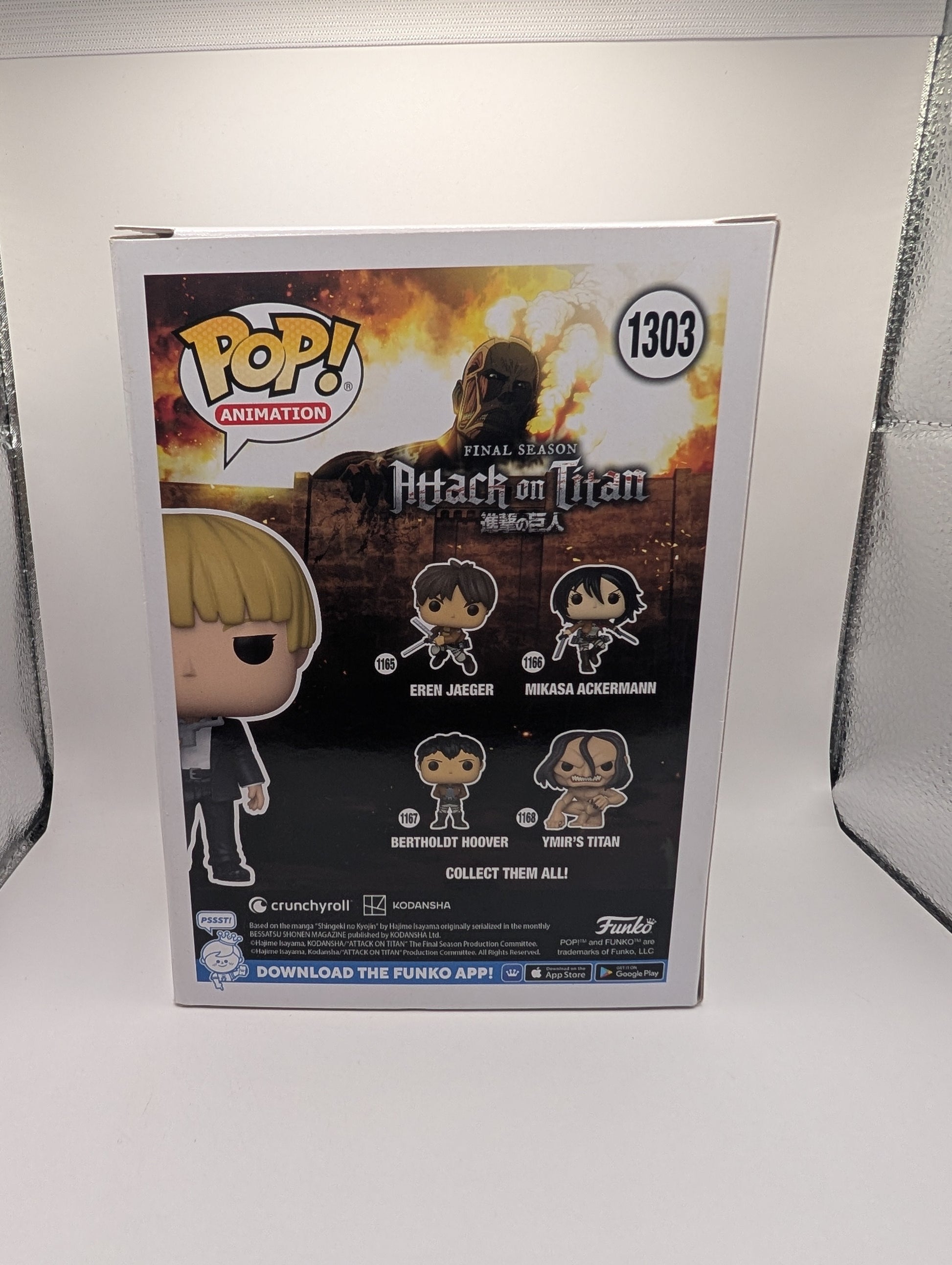 FUNKO POP VINYL ATTACK ON TITAN YELENA #1303 EXCLUSIVE +Prot FRENLY BRICKS - Open 7 Days