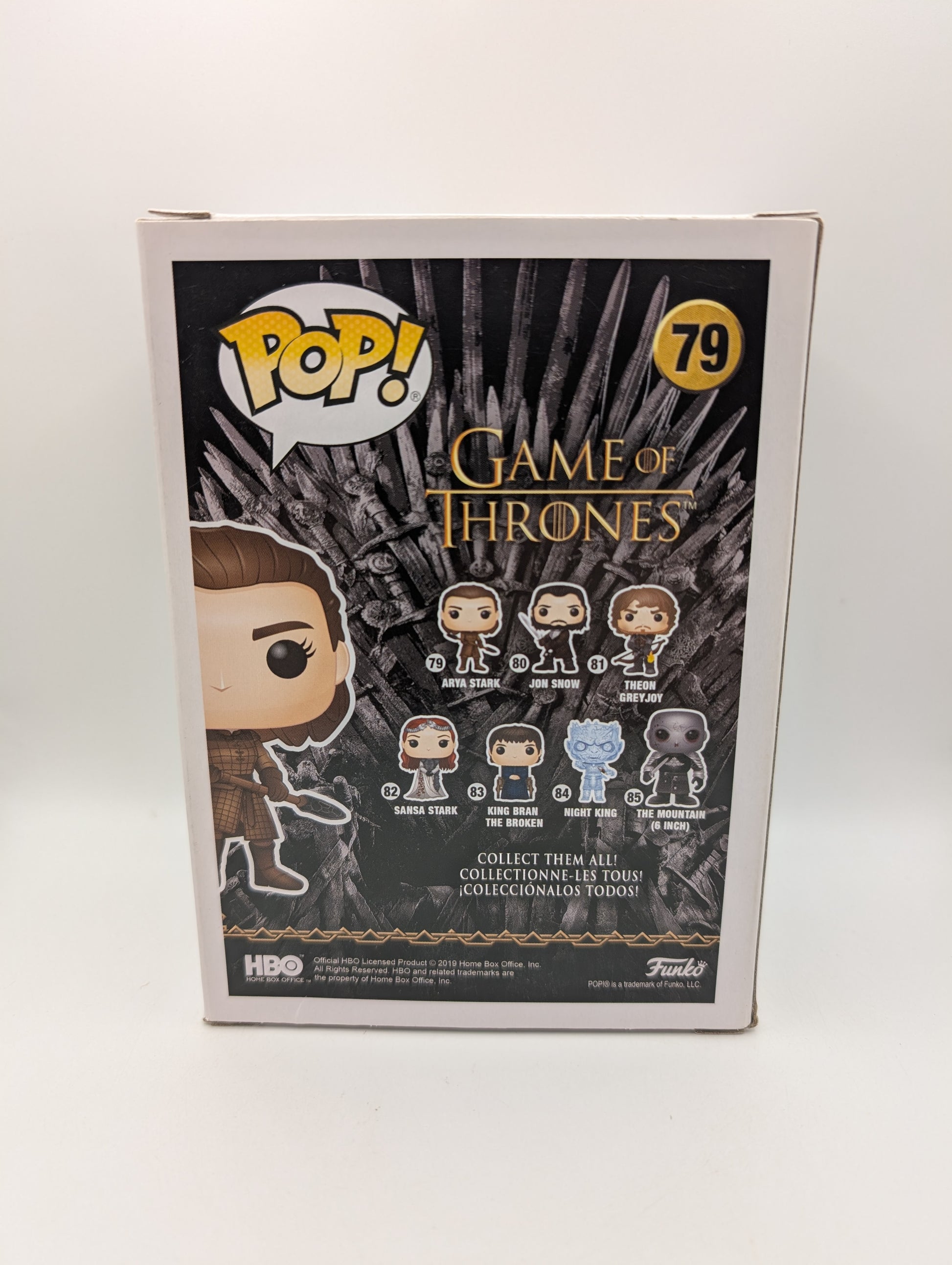 Arya Stark Game Of Thrones Pop! Vinyl #79 Vaulted Funko