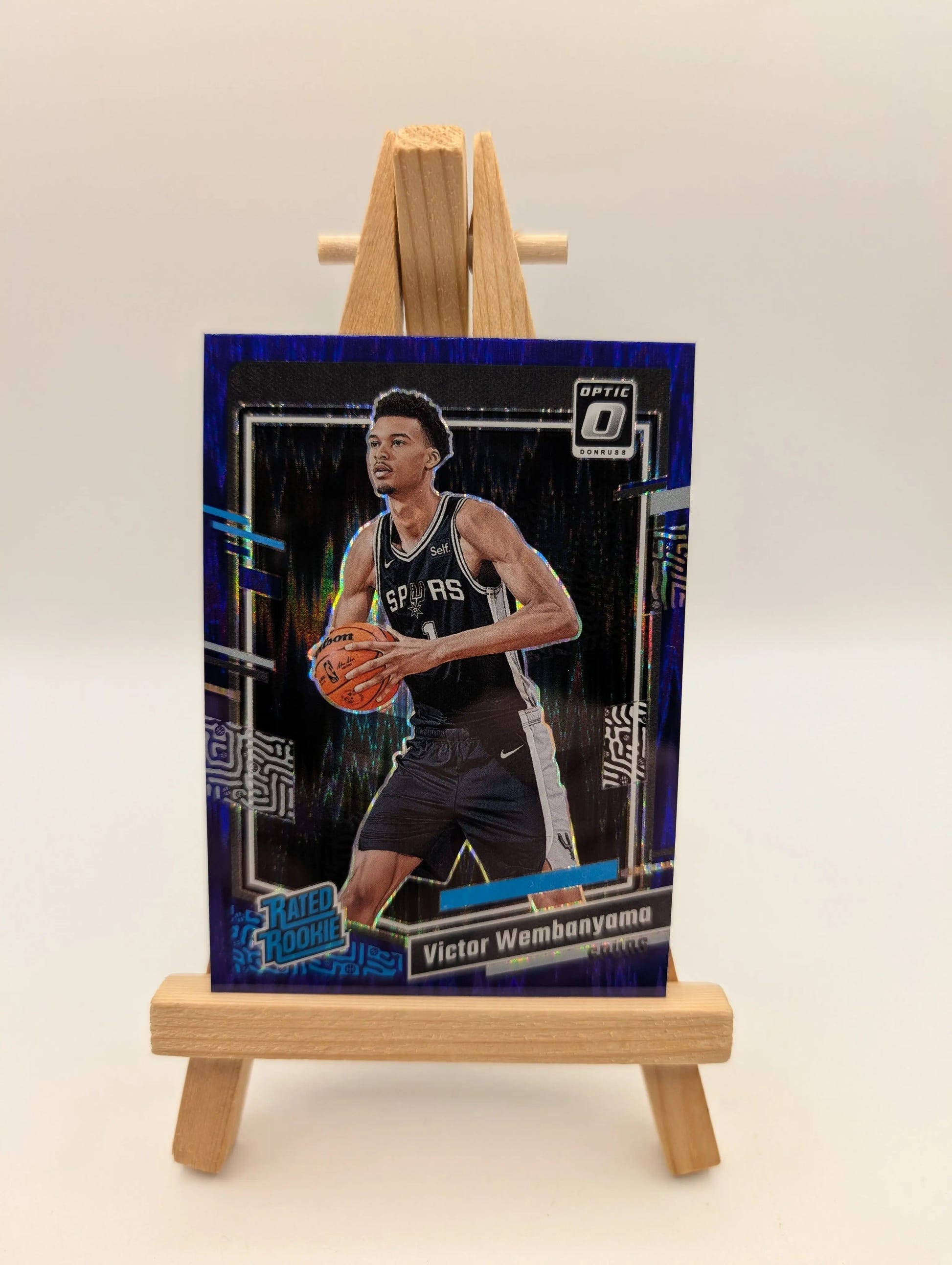 2023-24 Donruss Optic Rated Rookie Victor Wembanyama Purple Shock Prizm RC FRENLY BRICKS - Open 7 Days image 4