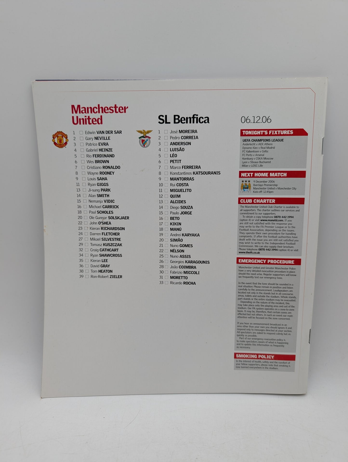 Manchester United United Review Collection with Genuine Tickets