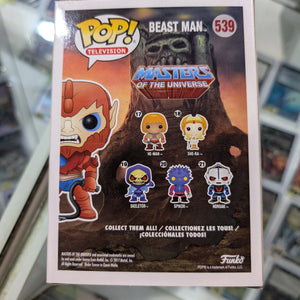 Beast Man Pop 539 Flocked - MOTU Funko Pop! Vinyl - 2017 Fall Convention FRENLY BRICKS - Open 7 Days