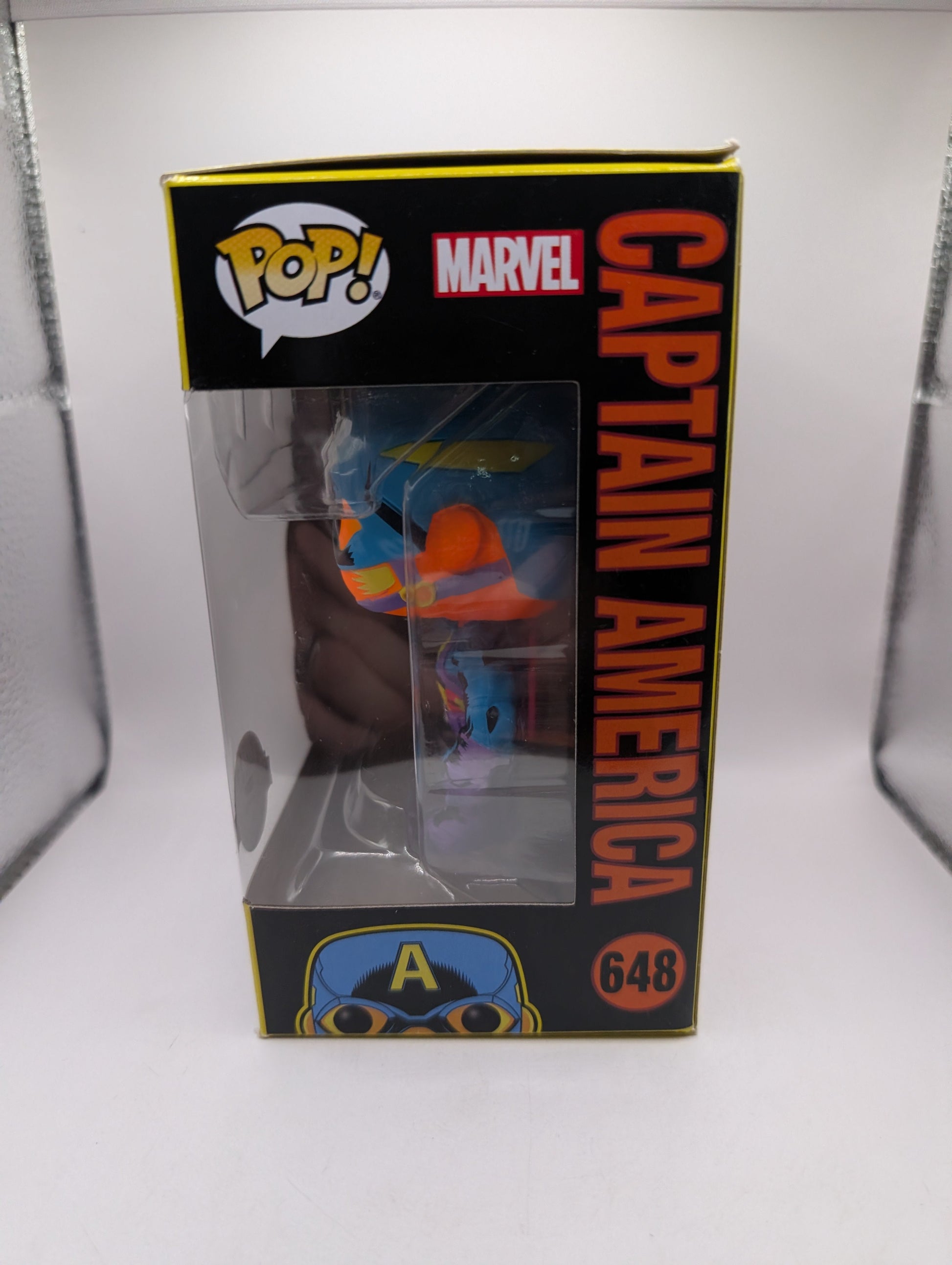 Captain America Funko Pop! Vinyl Blacklight #648 Marvel FRENLY BRICKS - Open 7 Days