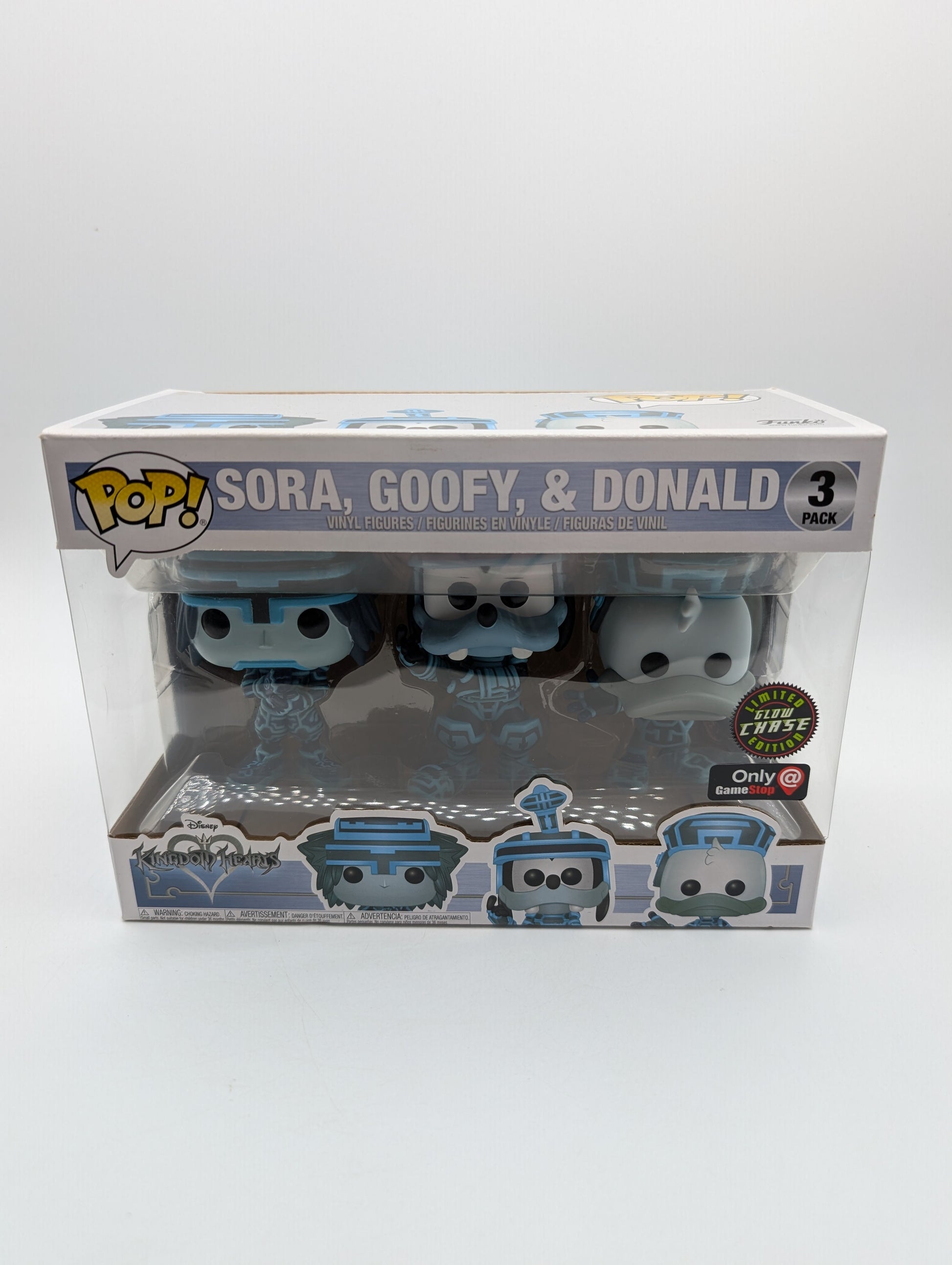 Funko Pop! Vinyl: Kingdom Hearts - Sora, Donald, Goofy Tron Chase FRENLY BRICKS - Open 7 Days