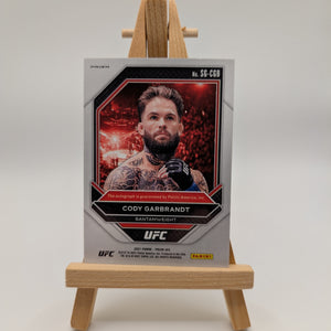 2021 Panini Prizm UFC Signatures Green Prizm Cody Garbrandt #SG-CGB Auto FRENLY BRICKS - Open 7 Days
