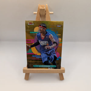 2025-26 Topps Finest Allen Iverson #191 Uncommon Gold Refractor /25 FRENLY BRICKS - Open 7 Days