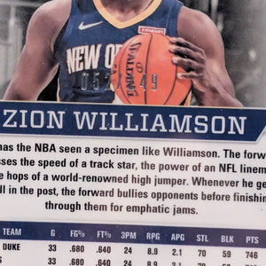 2019-20 Panini Chronicles Phoenix Red /149 Zion Williamson #570 Rookie RC BGS 9