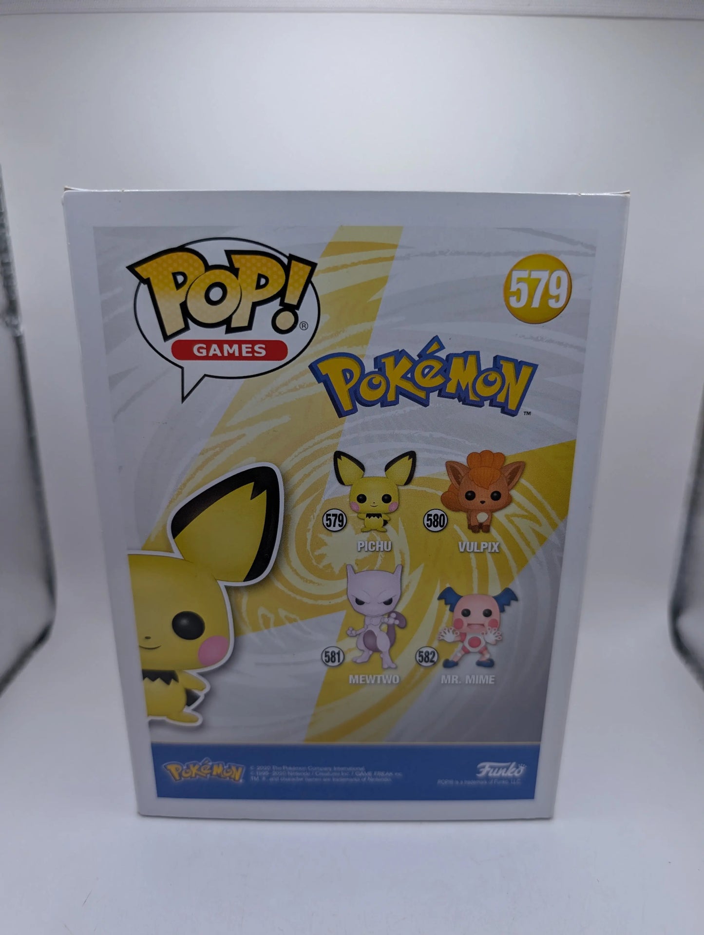 Pichu Pop 579 Flocked - Pokemon Funko Pop! Vinyl - 2020 Wonderous Conv FRENLY BRICKS - Open 7 Days