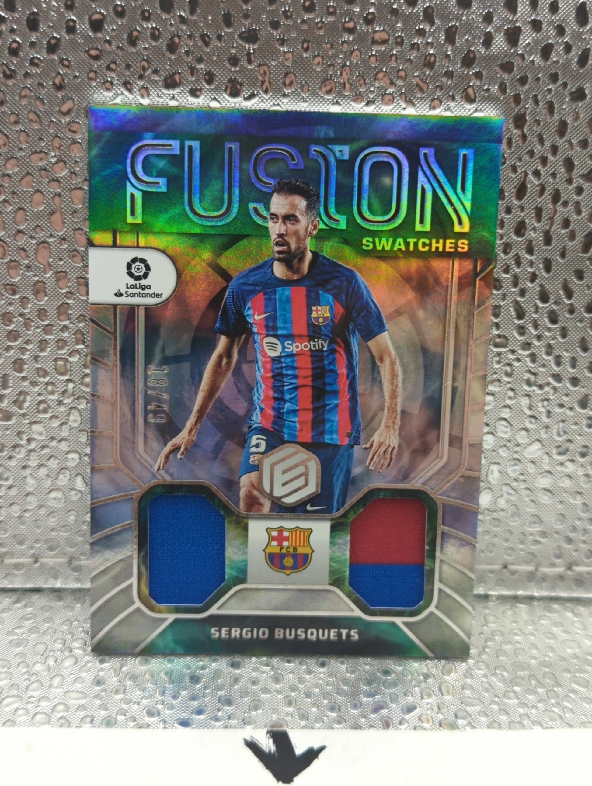 2022-23 Panini Fusion Sergio Busquets Barcelona Dual Patch /49 FRENLY BRICKS - Open 7 Days