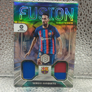 2022-23 Panini Fusion Sergio Busquets Barcelona Dual Patch /49 FRENLY BRICKS - Open 7 Days