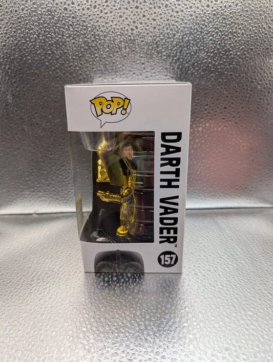 FUNKO Pop Vinyl Darth Vader Gold Star Wars #157 FRENLY BRICKS - Open 7 Days