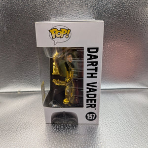 FUNKO Pop Vinyl Darth Vader Gold Star Wars #157 FRENLY BRICKS - Open 7 Days