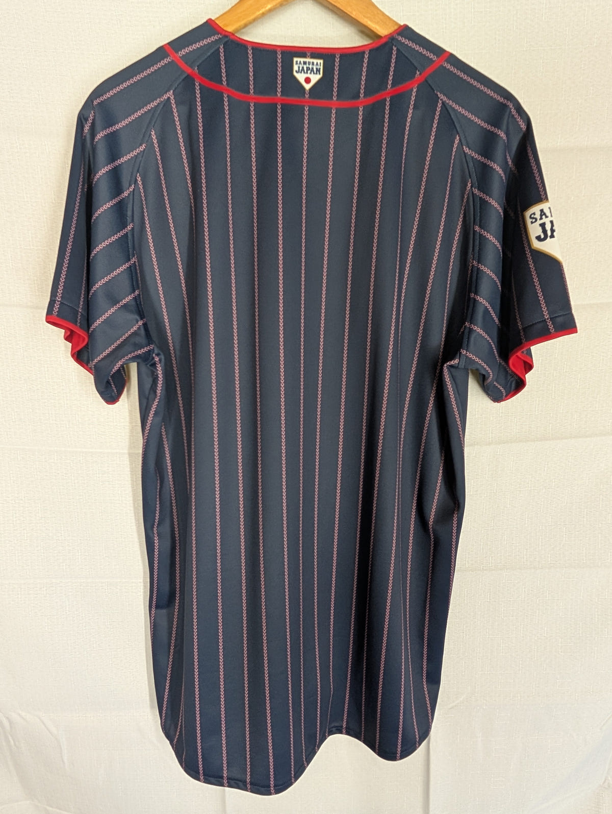 Nippon Baseball Asics Samurai Japan Away 2017-2021 Dark Navy Blue Large Jersey, photo 10 image 10