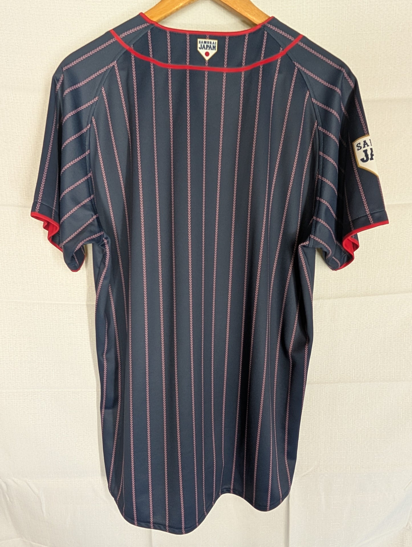 Nippon Baseball Asics Samurai Japan Away 2017-2021 Dark Navy Blue Large Jersey