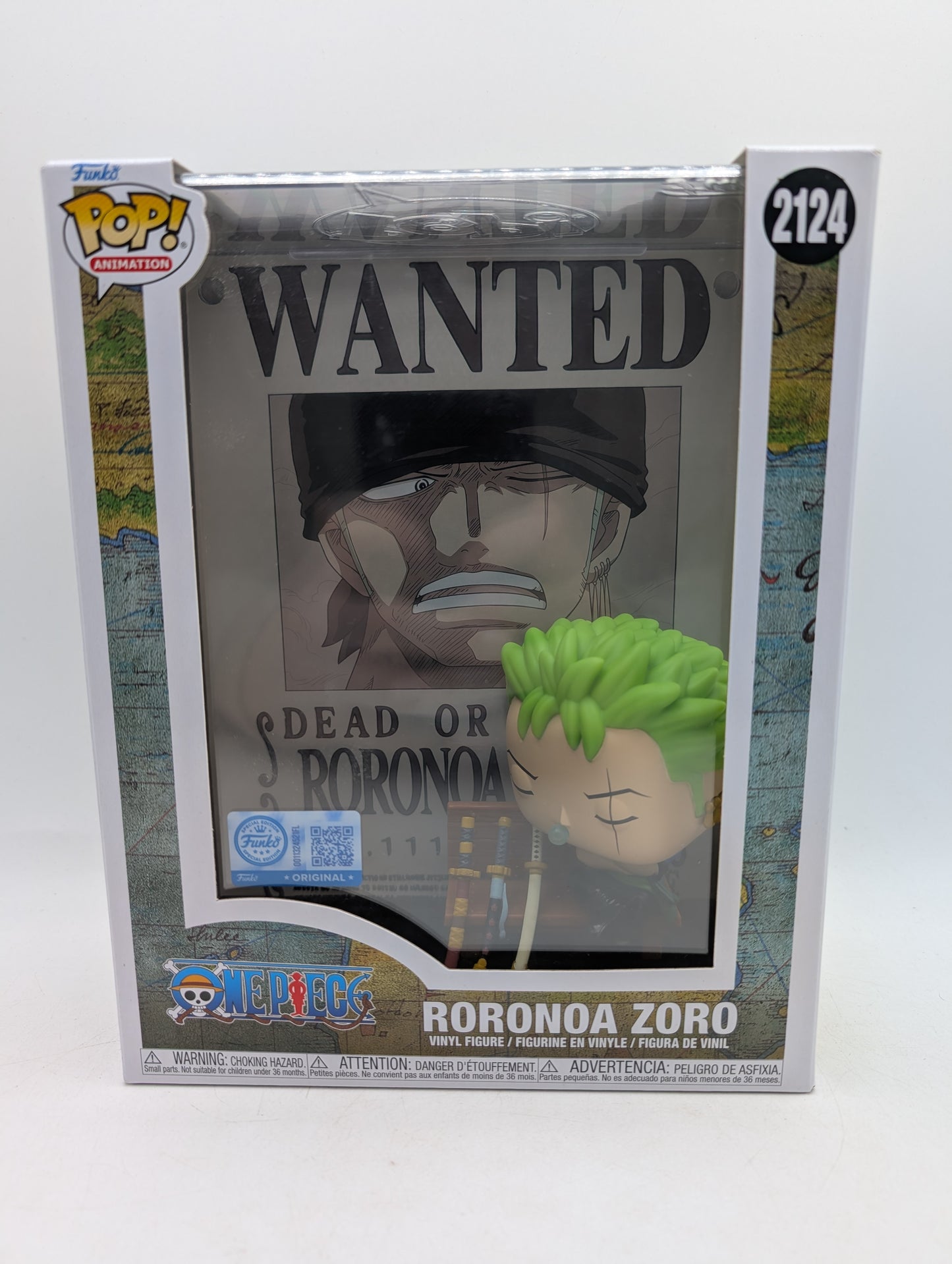 Funko POP! One Piece Wanted Poster Roronoa Zoro
