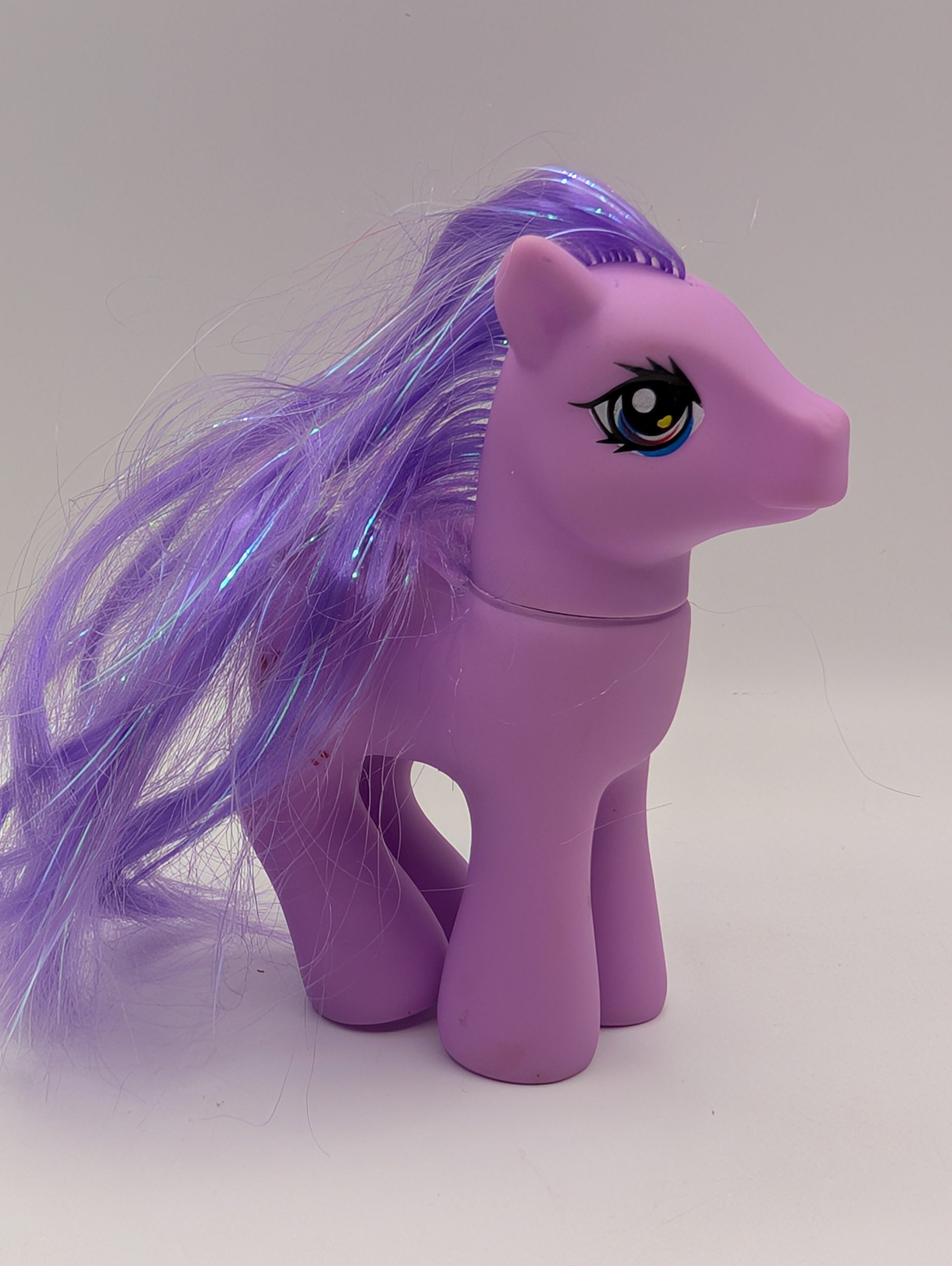 My Little Pony Purple With Wings Purple Glitter Hair Heart Music Note MLP FRENLY BRICKS - Open 7 Days