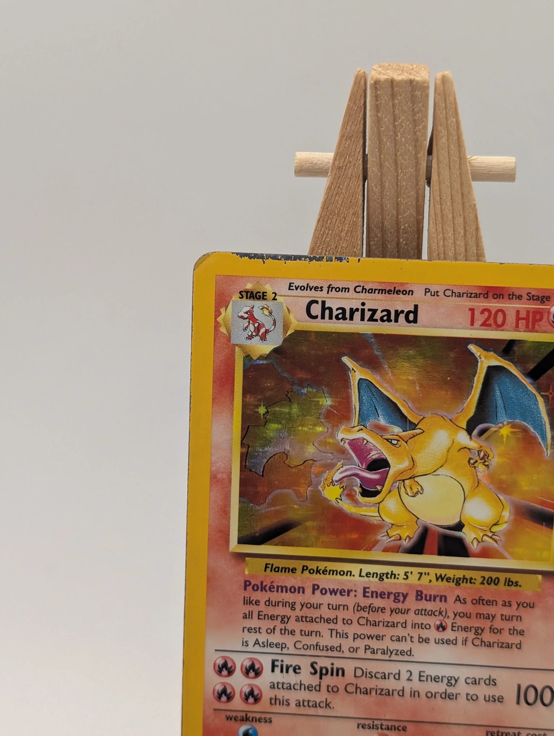 Pokémon Base Set Charizard Holo Card 4/102, photo 8 image 8