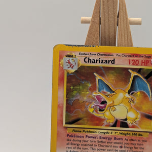 Pokémon Base Set Charizard Holo Card 4/102 FRENLY BRICKS - Open 7 Days