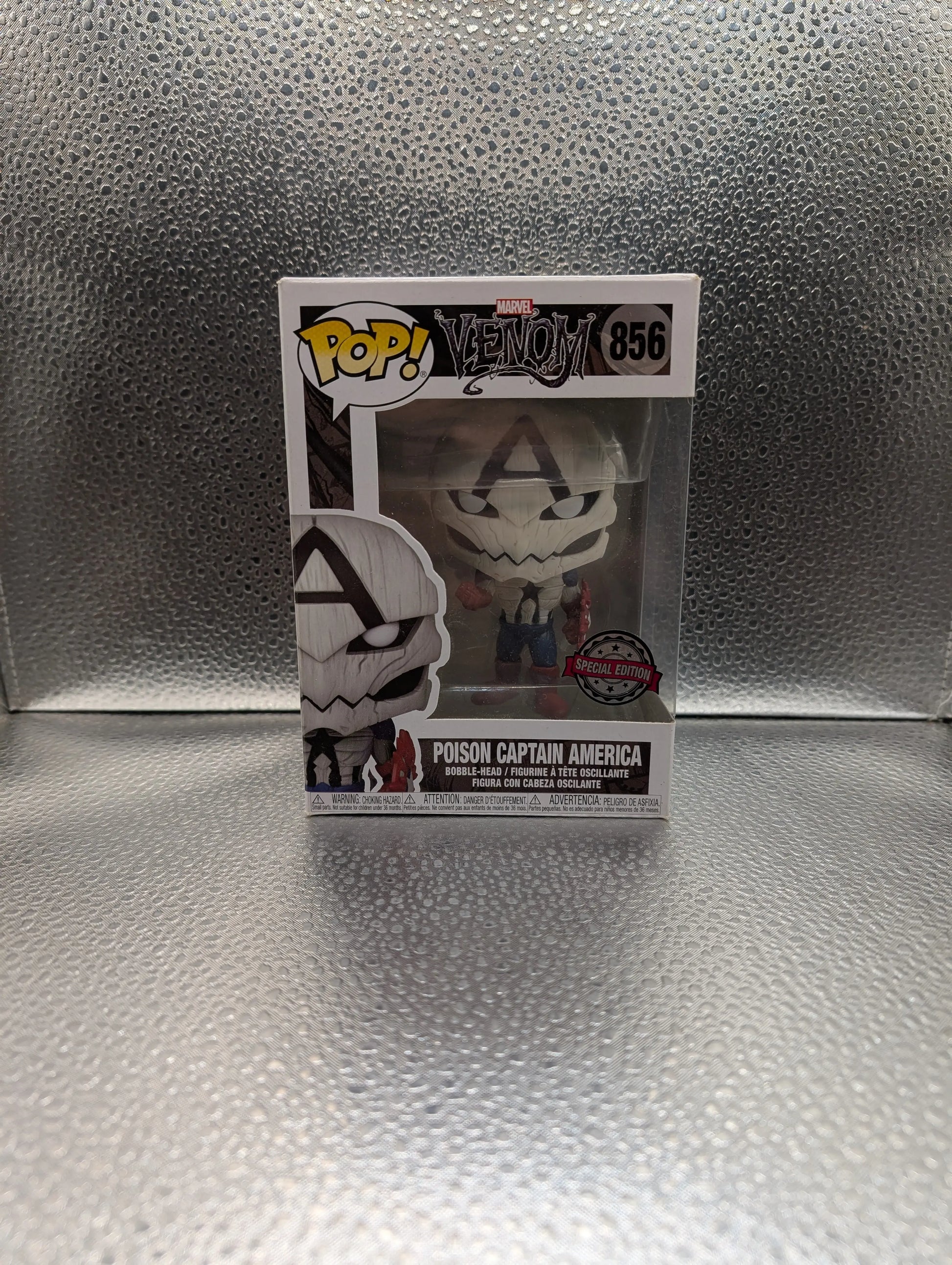 FUNKO Pop Vinyl Poison Captain America #856 FRENLY BRICKS - Open 7 Days