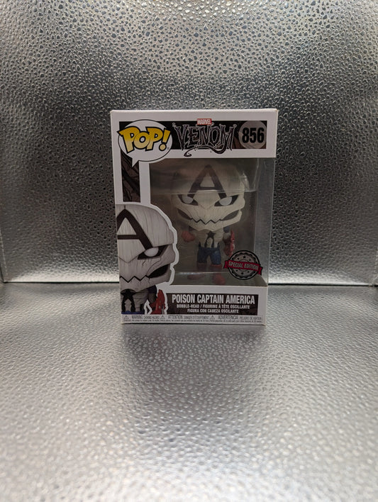 FUNKO Pop Vinyl Poison Captain America #856 FRENLY BRICKS - Open 7 Days