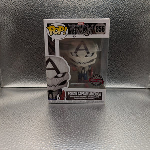 FUNKO Pop Vinyl Poison Captain America #856 FRENLY BRICKS - Open 7 Days