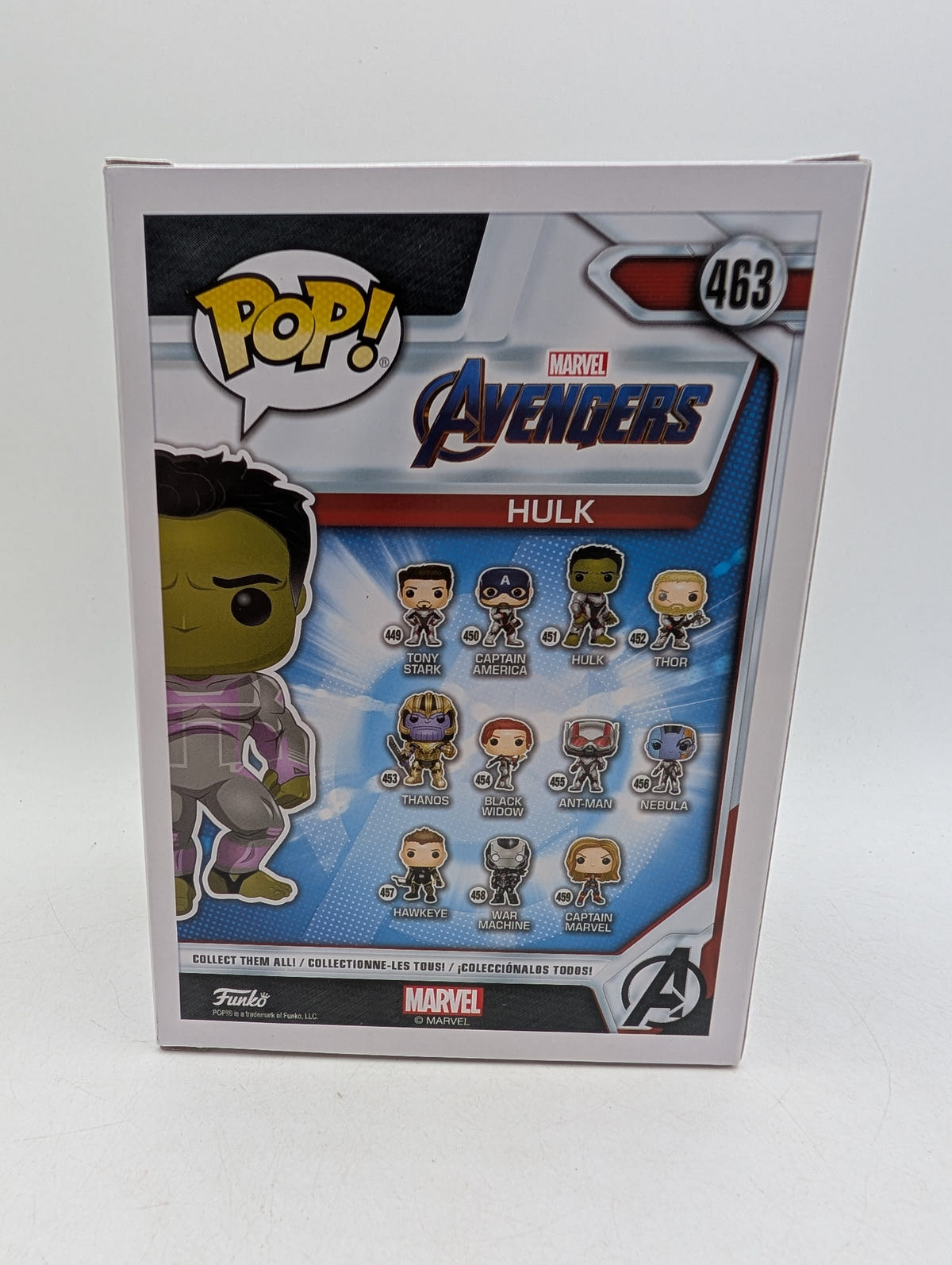 Funko POP! Marvel Avengers Hulk #463 Special Edition, photo 5 image 5