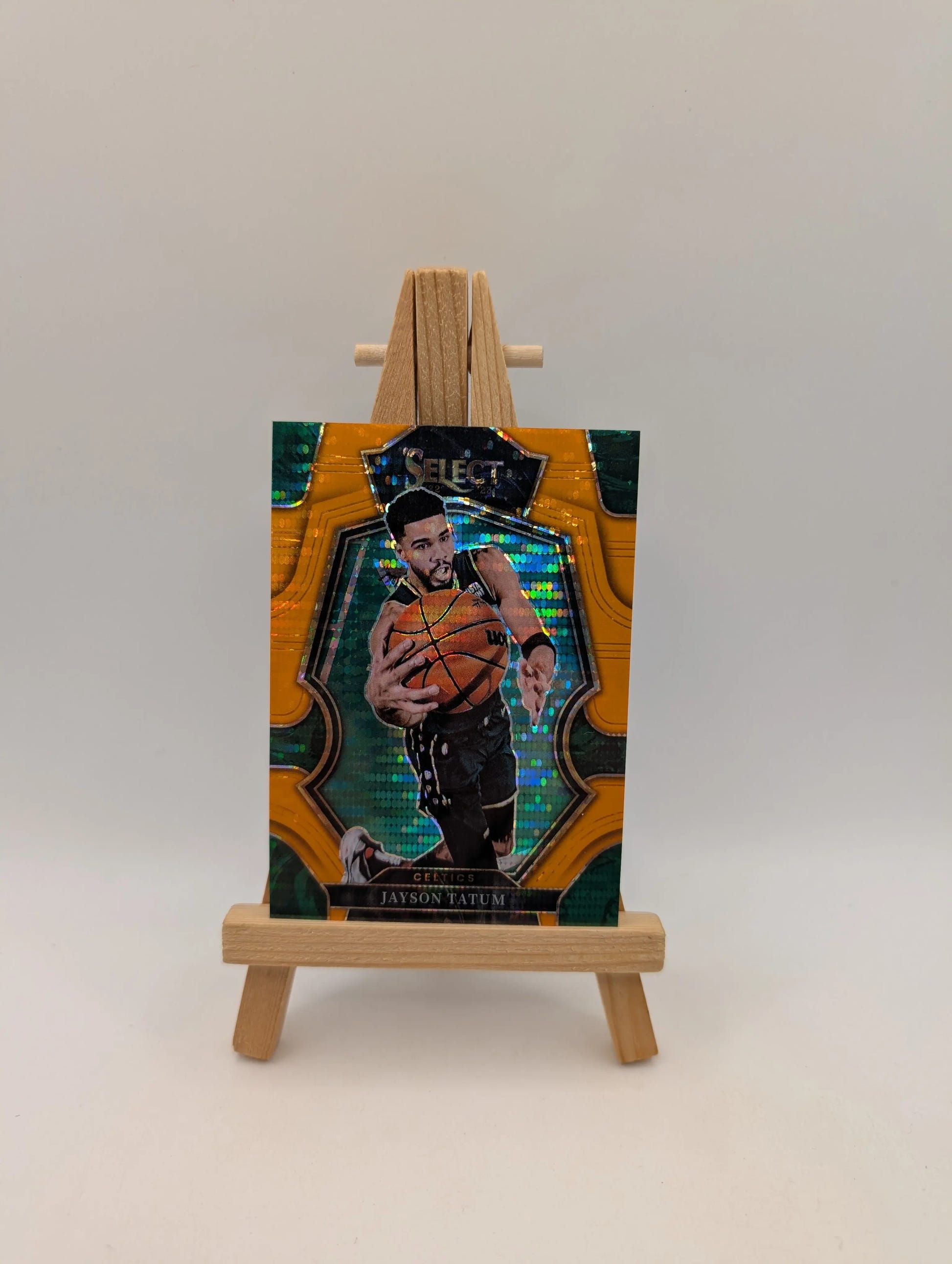2022-23 Panini Select Basketball Premier #155 Jayson Tatum Boston Celtics Orange /15 FRENLY BRICKS - Open 7 Days image 1