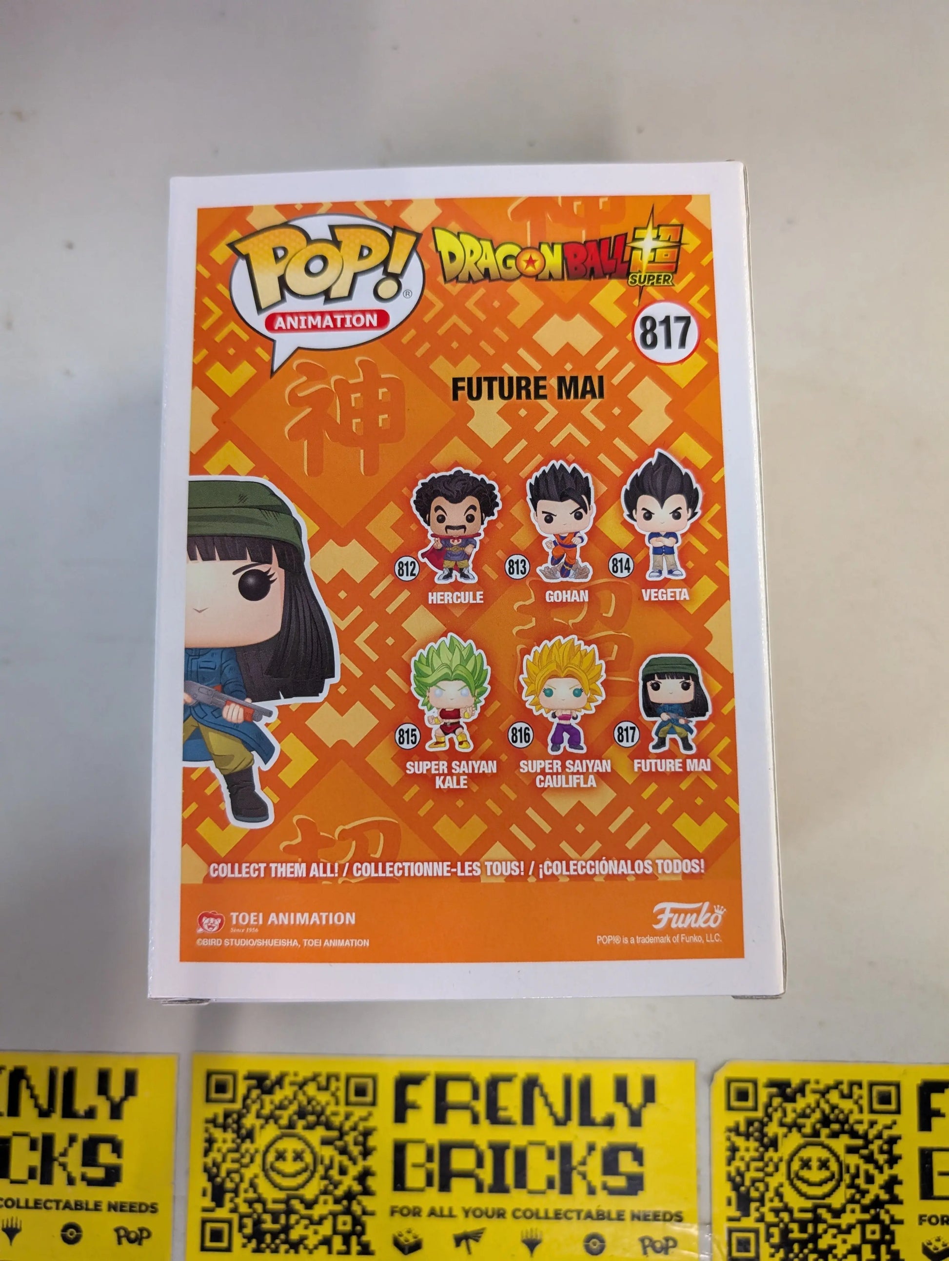 Funko Pop! Animation: Dragon Ball Super - Future Mai Vinyl 817 FRENLY BRICKS - Open 7 Days