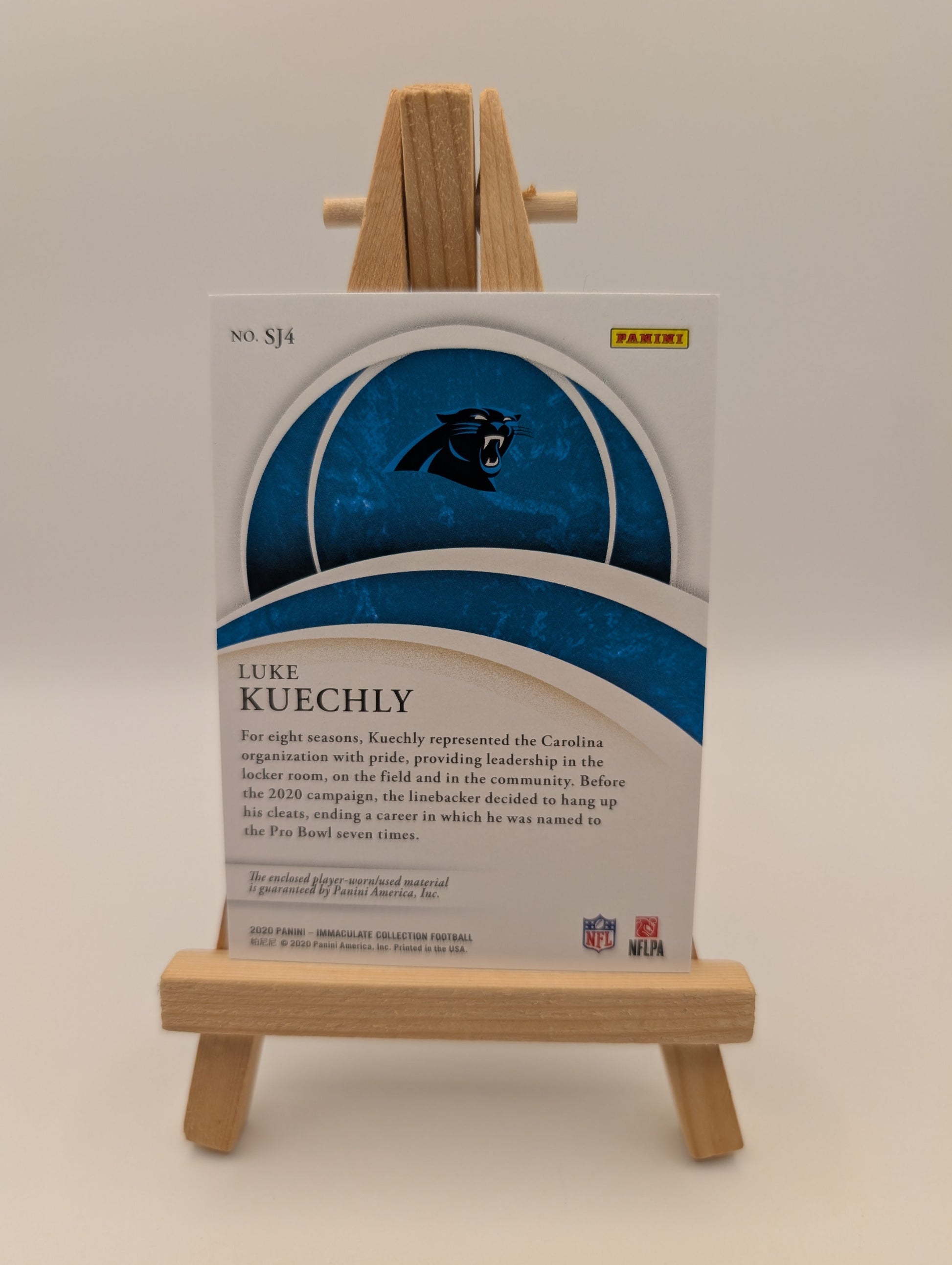 2020 Immaculate LUKE KUECHLY The Standard Jumbo Patch /25 SSP Panthers FRENLY BRICKS - Open 7 Days
